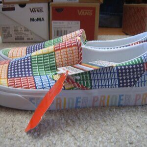 Size 10.5 - New with Box Vans Classic Slip On Pride LGBTQ Shoes/Sneakers